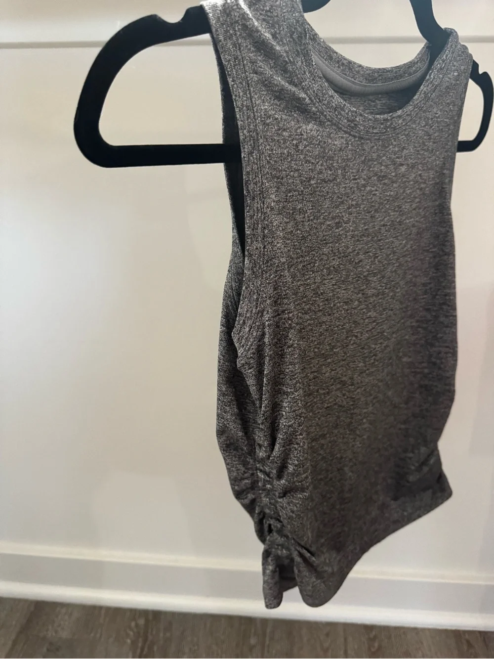 lululemon athletica Gray Sleeveless Side-Tie Tank